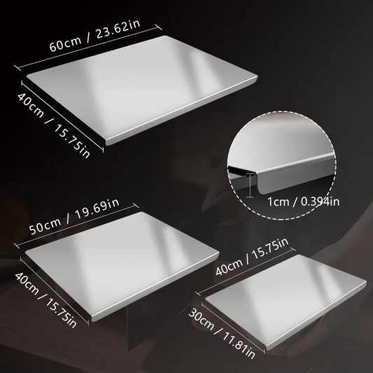 304 Stainless Steel Cutting Board, Butcher Block, Household Rolling Board, Kitchen Supplies